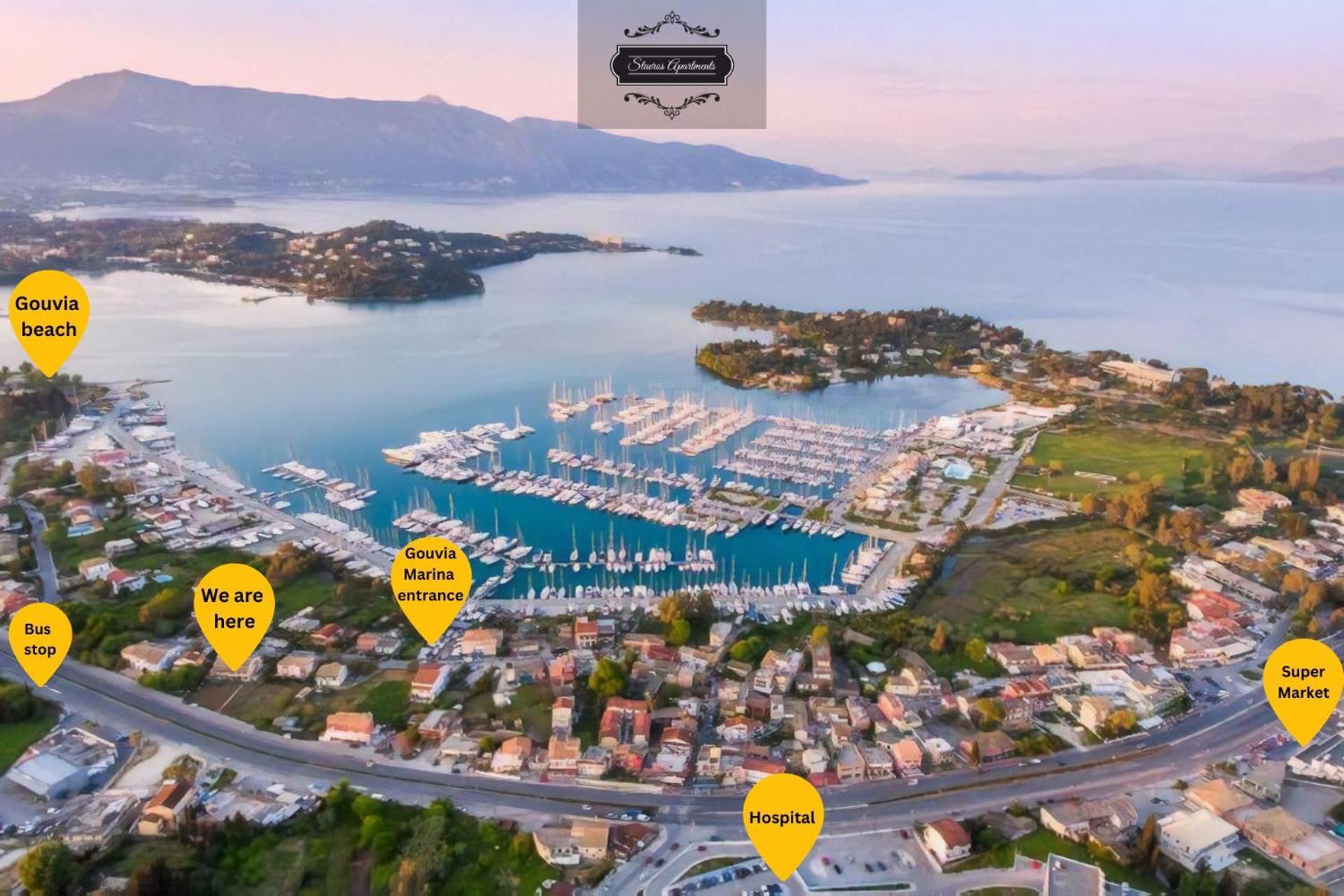 Stavros Apartments Kontokali Next To Gouvia Marina 외부 사진